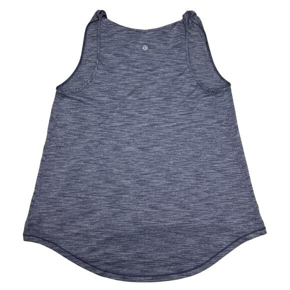LULULEMON  Do The Twist Tank Sz 2 Heathered Deep Navy - Picture 3 of 5